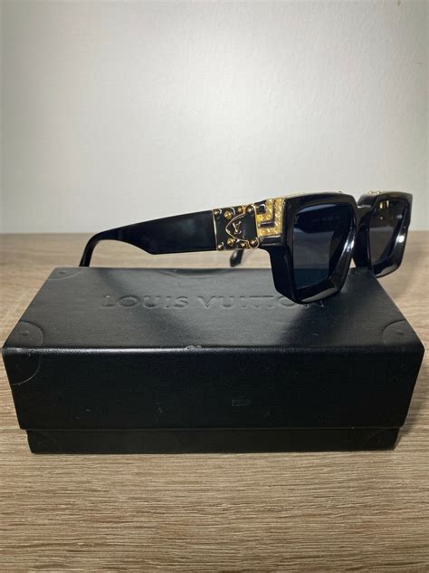 louis vuitton 1.1 millionaires sunglasses black in acetate with gold-tone|louis vuitton millionaire sunglasses original.